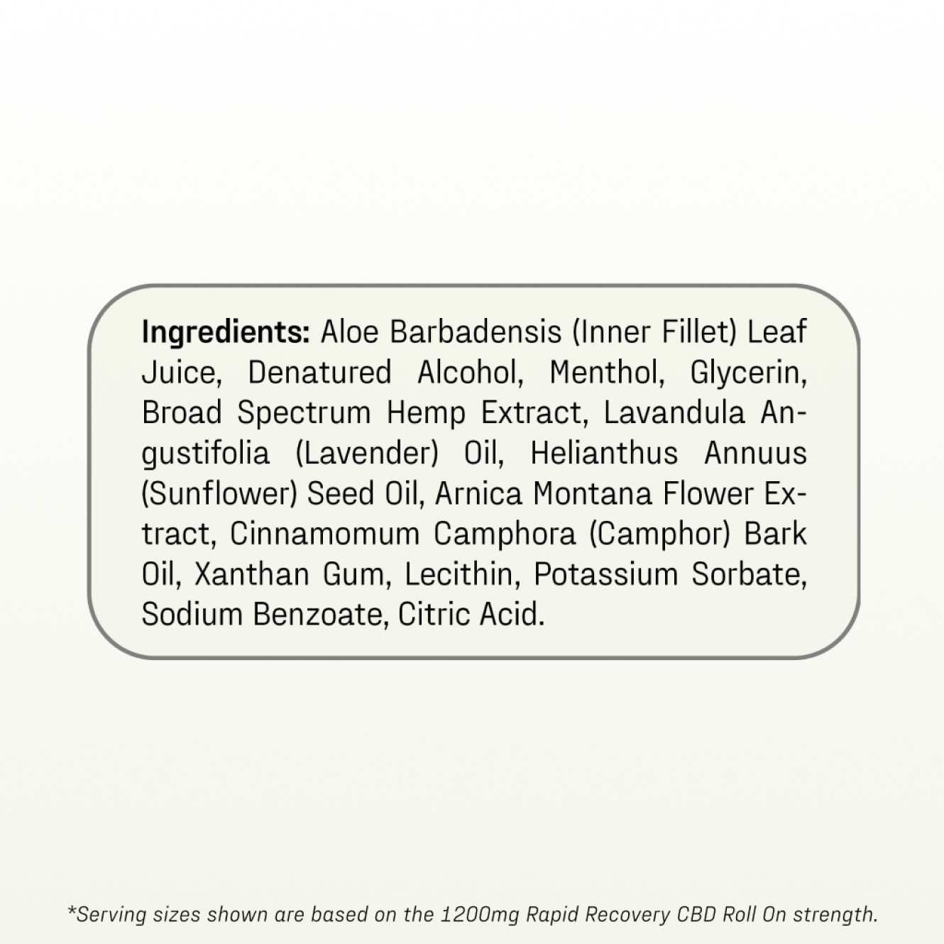 Medterra, Cooling Rapid Recovery CBD Roll On, Broad Spectrum THC-Free, 3fl oz, 1200mg CBD