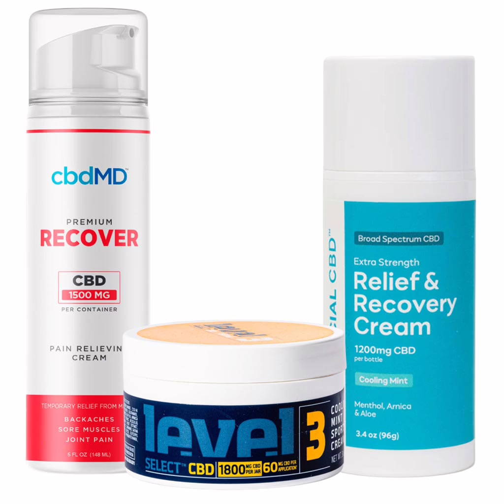 Broad Spectrum (THC Free) CBD Creams
