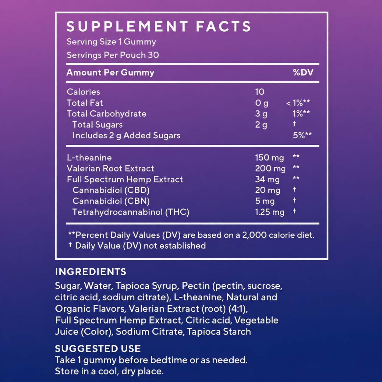 Elixinol, Restore Sleep THC + CBN + CBD Gummies, Tart Cherry, Full Spectrum, 30ct, 45mg THC + 150mg CBN + 600mg CBD