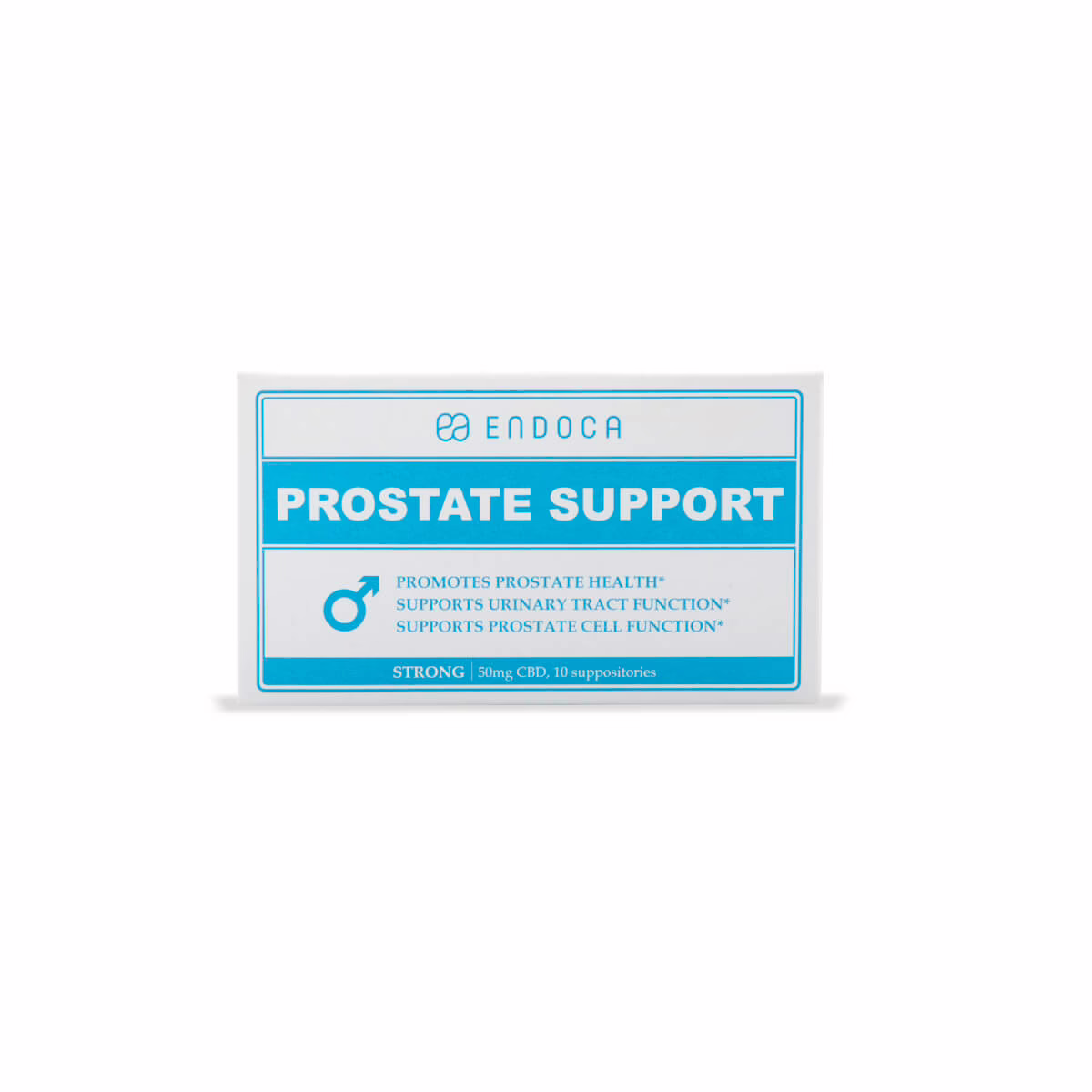 Endoca, Prostate CBD Suppositories, 50mg Strong, Full Spectrum, 10ct, 500mg CBD