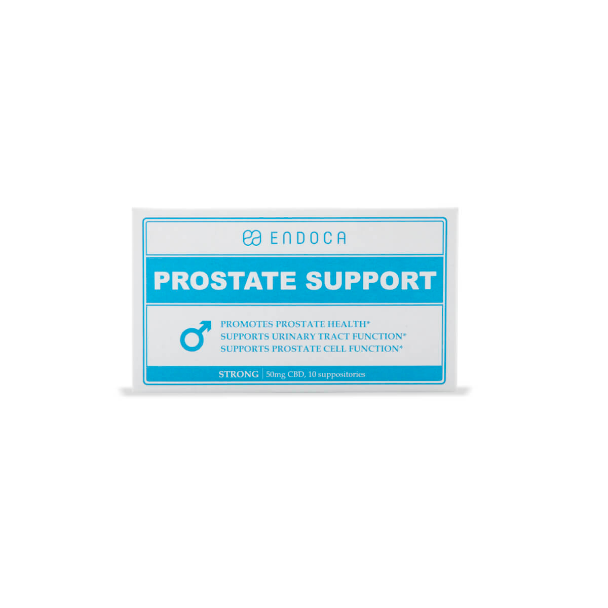 Endoca, Prostate CBD Suppositories, 50mg Strong, Full Spectrum, 10ct, 500mg CBD 1