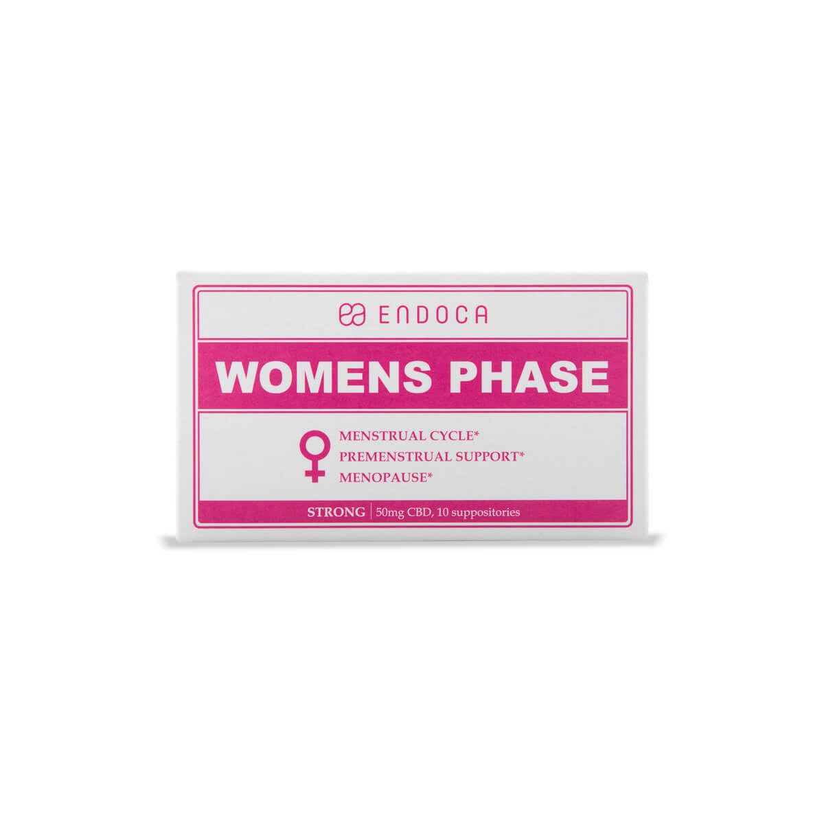 Endoca, Womens CBD Suppositories 50mg Strong, Full Spectrum, 10ct, 500mg CBD