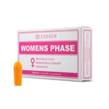 Endoca, Womens CBD Suppositories 50mg Strong, Full Spectrum, 10ct, 500mg CBD