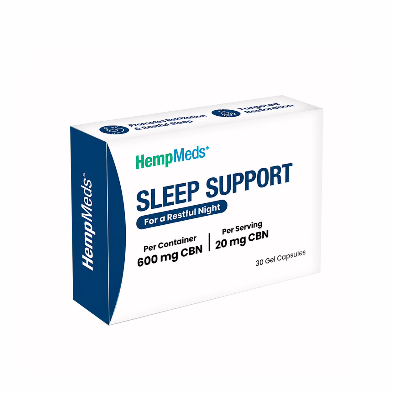 HempMeds, Sleep Support CBN Capsules, Isolate THC-Free, 30ct, 600mg CBN HempMeds, Sleep Support CBN Capsules, Isolate THC-Free, 30ct, 600mg CBN