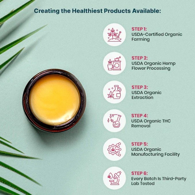 Joy Organics, Organic CBD Salve, Broad Spectrum THC-Free, 1fl oz, 1000mg CBD