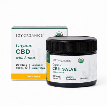 Joy Organics, Organic CBD Salve, Broad Spectrum THC-Free, 2fl oz, 2000mg CBD