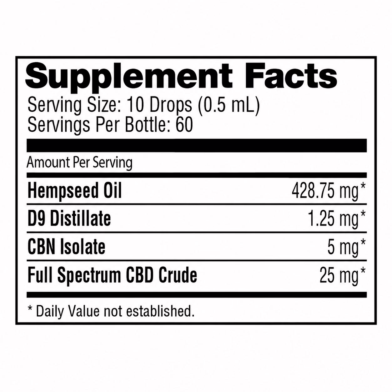 NuLeaf Naturals, Sleep THC:CBN:CBD Oil, Full Spectrum, 1fl oz, 75mg THC + 300mg CBN + 1500mg CBD