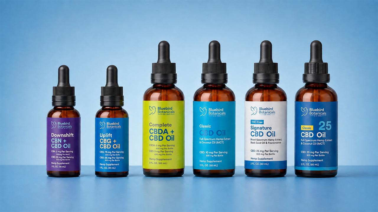 Bluebird Botanicals CBD Oils